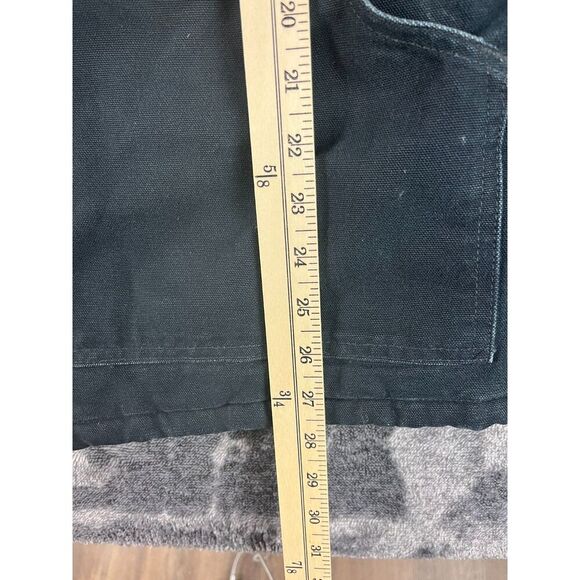 Vtg Carhartt Canvas Removable Hood Navy Blue Full Zip Jacket Quilt Lined XL/XXL - Picture 10 of 14